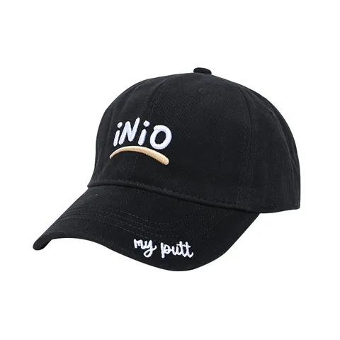 Unisex Baumwollmischung Baseballkappe Breite Krempe Verstellbar Lässiger Sonnenschutz Hut Mit Buchstabenstickerei Frühling Sommer