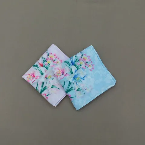 Fazzoletto di Cotone con Stampa Floreale in Stile Giapponese Morbido Traspirante Pocetta per Donne Viaggio Quotidiano