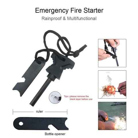 Multitool Survival Uitrusting Kit Nood Eerste Hulp Doos Voor Outdoor Camping Wandelen Tactische Noodapparatuur Set
