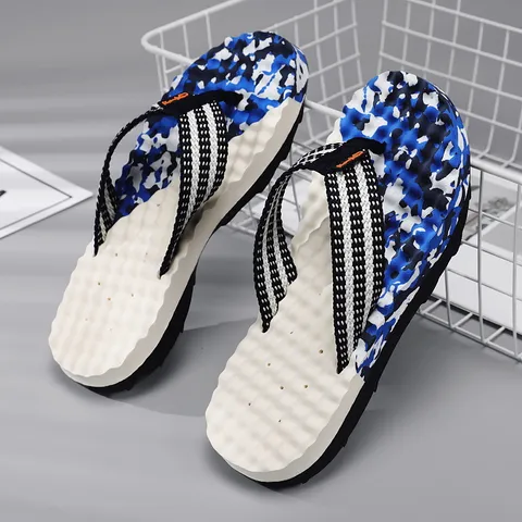 Herren Camouflage Zehentrenner Lässig Outdoor Strand Sandalen Rutschfeste Weiche Sohle Sommer Thong Hausschuhe Herren Schuhe