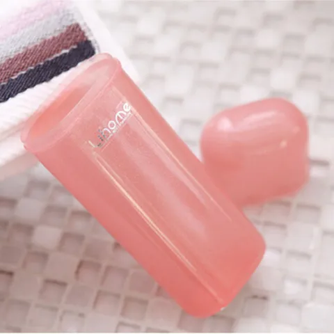 Tragbare Zahnbürstenbox aus Kunststoff Transparent Rosa Reise Zahnbürstenhalter Aufbewahrungsbox für Badezimmer Tägliche Verwendung Organizer