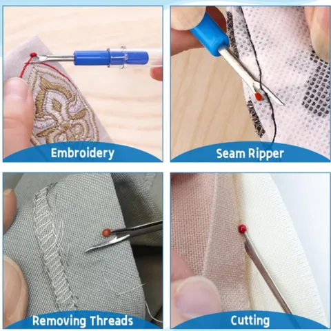 Οικιακό Σετ Εργαλείων Ραπτικής DIY Κόφτης Ραφών Κόφτης Νήματος Διπλό Περαστήρα Πλαστικά Μεταλλικά Αξεσουάρ Χειροτεχνίας