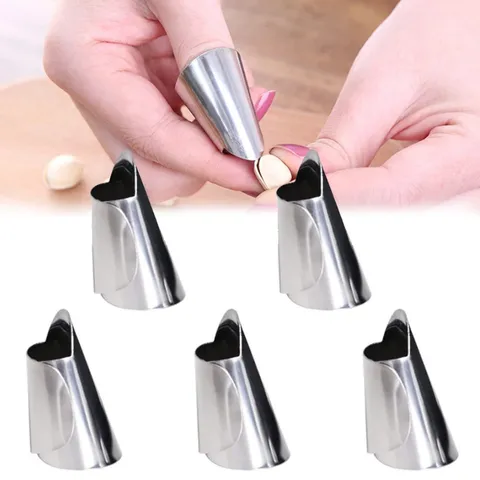 Stainless Steel Chestnut Peeler Nut Cracker Edamame Peeling Tool Finger Protector Kitchen Cooking Gadget