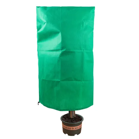 Non-Woven Plant Frost Protection Cover Winter Tree Cold Proof Bag With Drawstring Reusable Plant Warm Protector Garden