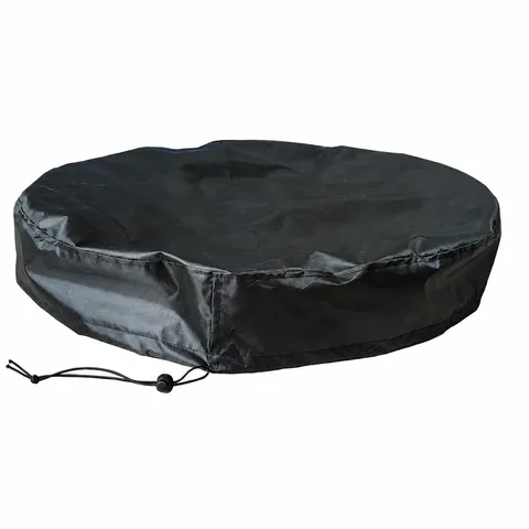 Cubierta de Tambor de Tela Oxford Resistente Cubierta de Lluvia Impermeable a Prueba de Polvo para Protector de Tambor Industrial Negro