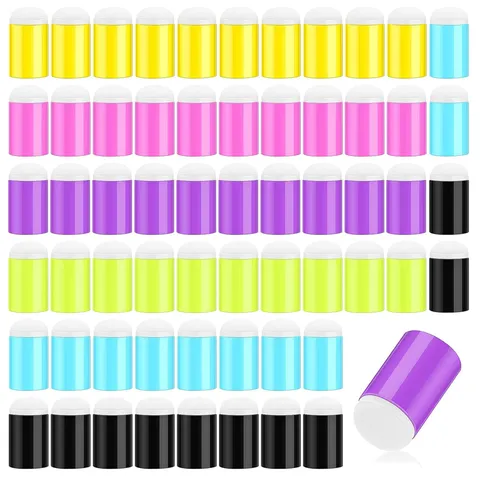 Esponjas para Difuminar con Mango de Plástico Pintura de Dedos Herramientas de Dibujo Colores Surtidos Suministros de Arte