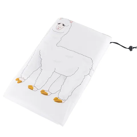 Winter Plant Frost Protection Cover Non-Woven Tree Protector With Drawstring Cute Alpaca Print Garden Cover
