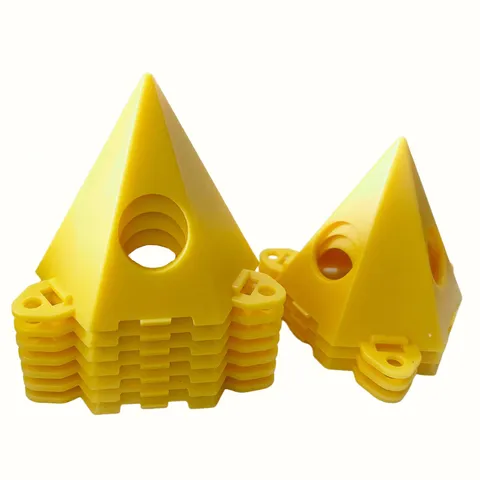 Hexagonal Paint Pyramid Stands ABS Plastic Paint Racks Connectable Wood Panel Painting Support Stands For Home DIY