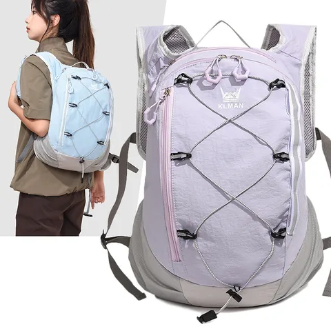 Leichter Wasserdichter Nylon Casual Reise Rucksack Für Herren Damen Outdoor Wandern Daypack Colorblock Tagesbeutel