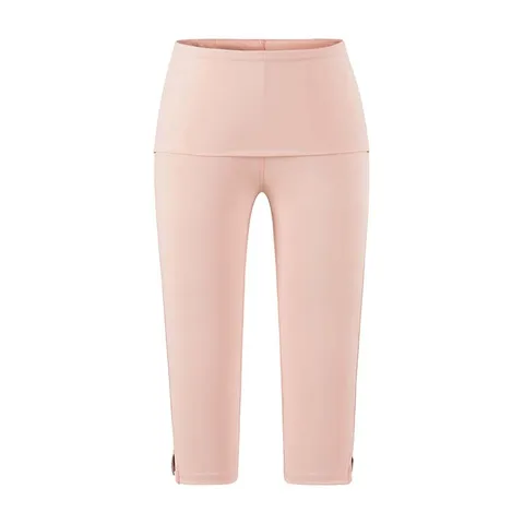 Dames Fitness Yoga Capribroek Hoge Taille Slim Stretch Split Zoom Casual Broek