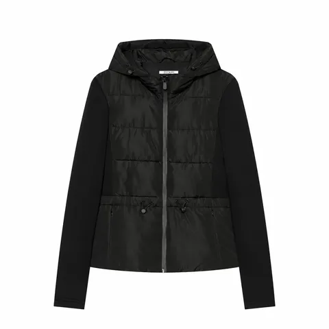 Dames Winter Met Capuchon Gewatteerde Jas Casual Langarm Rits Gewatteerd Bovenkleding Warm Mode Woon-werk Mantel