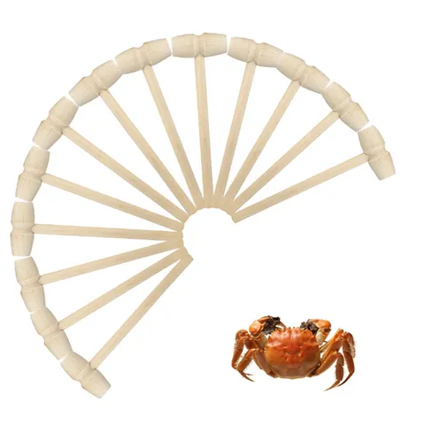 Mini Wooden Hammer Natural Wood Small Mallet Pounding Tool For Crab Nut Cracking Kids Toy Kitchen Gadget
