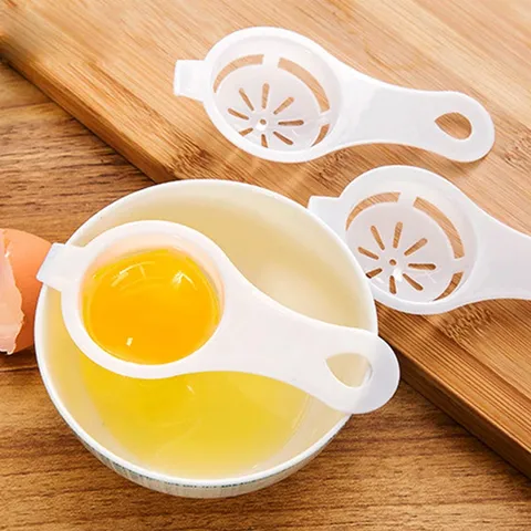 Plastic Egg White Separator Kitchen Egg Yolk Separator Baking Gadget White