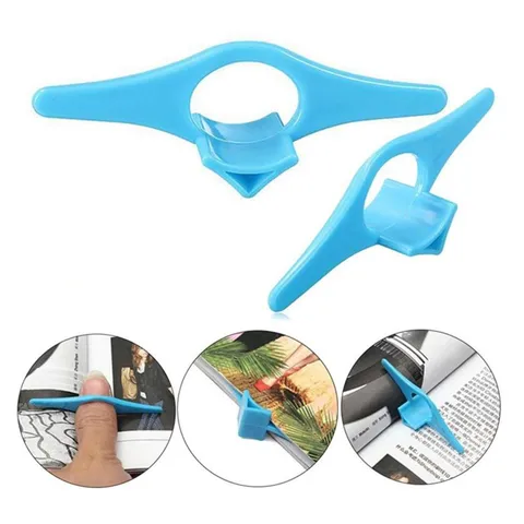 Plastic Thumb Book Holder Portable Bookmark Page Holder For Reading Desk Accessories