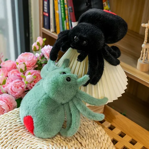 Creatief Grappig Lange Benen Spin Pluche Speelgoed Kort Pluche Zacht Simulatie Dier Knuffel Thuis Slaapkamer Decoratie Kussen Vakantie Verjaardag Cadeau Voor Kinderen Volwassenen Unisex