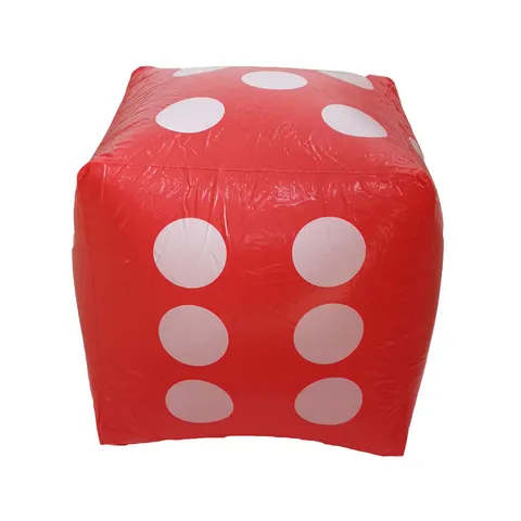 Large Inflatable PVC Dice Toy Giant Dot Dice For Party Bar KTV Game Entertainment Indoor Outdoor Play