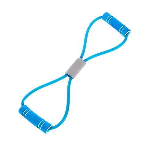 Dual Color Figure Eight Resistance Band Chest Expander Back Stretching Pull Rope For Fitness Training Unisex