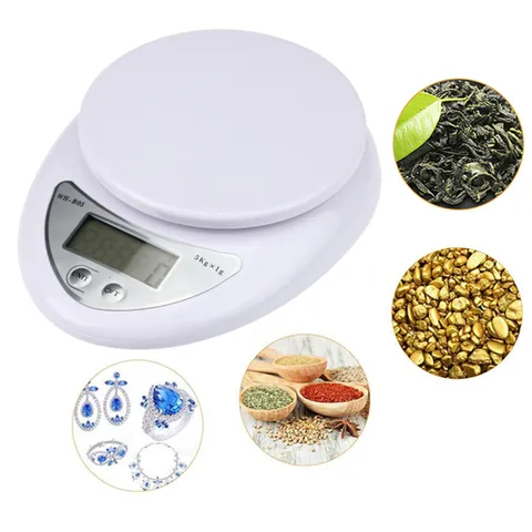 Multifunctional Digital Electronic Kitchen Scale Portable Food Weighing Scale LCD Display Baking Cooking Tool