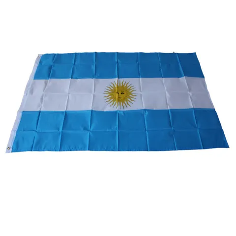 Argentine National Flag Polyester Country Banner With Metal Grommets For Outdoor And Indoor Decoration