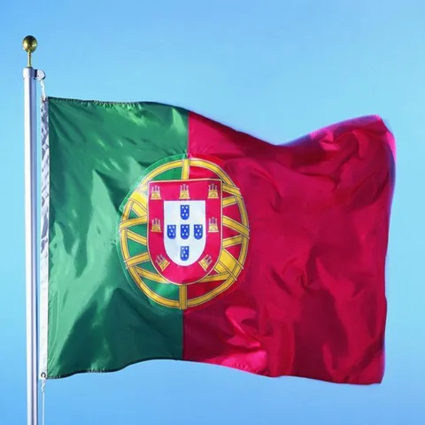Drapeau National du Portugal Drapeau National en Polyester Avec Œillets Métalliques Pour Décoration Intérieure Extérieure