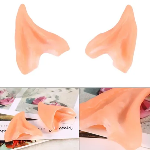 Halloween Elfenohren Weiche Latex Künstliche Spitzohren Kobold Fee Cosplay Kostüm Requisiten Party Verkleidung Zubehör