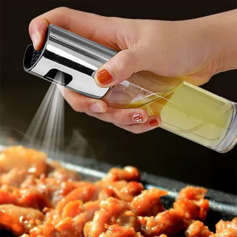 Glas Olijfolie Spray Fles Draagbare Spijsolie Dispenser Pomp Nevel Spray Fles Voor BBQ Keuken Salade Bakken