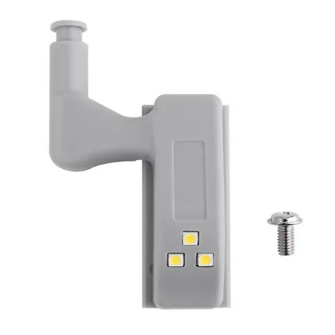 Lumière de Charnière LED Lampe de Capteur de Cabinet Plastique ABS Blanc Chaud Blanc Froid Garde-Robe Placard Lampe d'Éclairage Pour Cuisine Maison