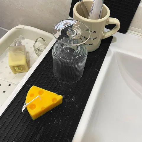 Haushalt Küche Silikon Abtropfmatte Wärmeisolierung Pad Anti Rutsch Wasserdicht Geschirr Trocknungsmatte