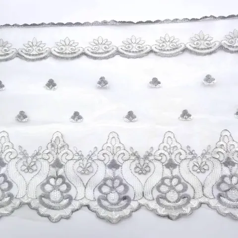 Water Soluble Lace Trim Embroidered Fabric Ribbon For Sewing Sofa Cover Tablecloth Curtains Clothing Accessories Craft
