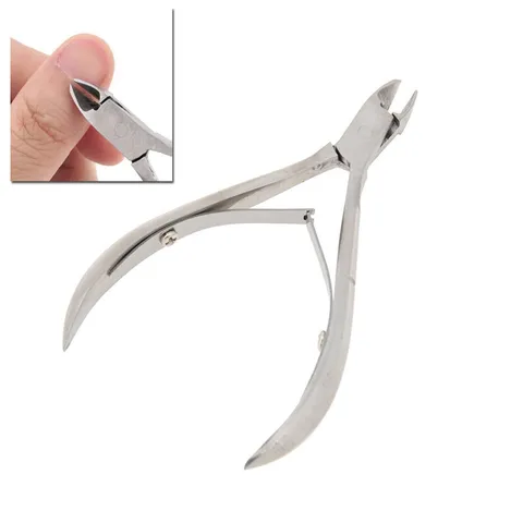 Pince à Cuticules en Acier Inoxydable Coupe-Ongles Professionnel Dissolvant de Peau Morte Outil de Manucure