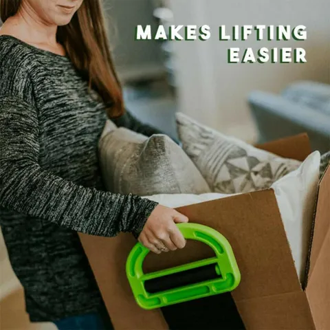 Cinghie di Sollevamento e Trasporto Pesanti con Manico Ergonomico Fettuccia Tessuta Sollevatore per Mobili