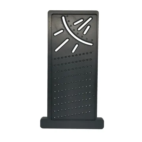 T Type Woodworking Scribing Ruler Plastic Multi Function Hole Marking Gauge Angle Measuring Tool Carpentry Accessories