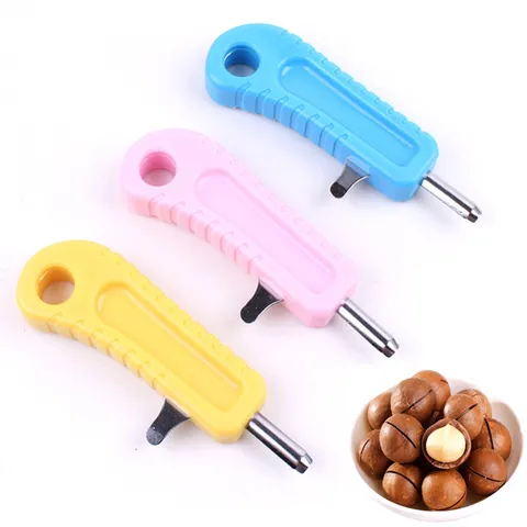 Manual Plastic And Metal Nut Cracker Tool Handheld Walnut Macadamia Opener
