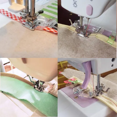 Adjustable Bias Binder Foot Multi-Function Domestic Sewing Machine Presser Foot Plastic Metal Sewing Accessories Part