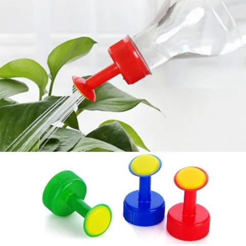 Plastic Watering Sprinkler Bottle Cap Sprayer Gardening Potted Plant Watering Tool Bottle Irrigation Nozzle Multi Color