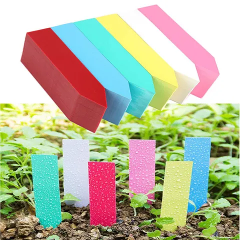 Etichette per Piante in Plastica Vivai Giardino Segnaposti Impermeabili Targhette per Vasi di Fiori