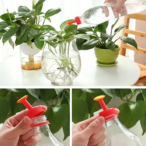 Plastic Watering Sprinkler Bottle Cap Sprayer Gardening Potted Plant Watering Tool Bottle Irrigation Nozzle Multi Color