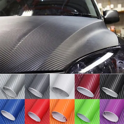 3D Koolstofvezel Autosticker Waterdichte Vinyl Wrap Film Voor Auto Interieur En Exterieur Styling Decoratie DIY Decal