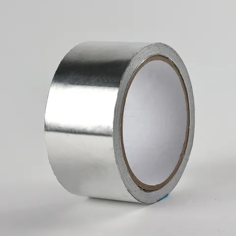 Verdikte Aluminiumfolie Tape Waterdicht Hittebestendig Zelfklevend Tinnen Folie Tape Voor Pijp Afdichting Kachel