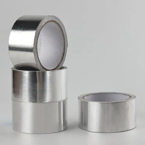 Verdikte Aluminiumfolie Tape Waterdicht Hittebestendig Zelfklevend Tinnen Folie Tape Voor Pijp Afdichting Kachel