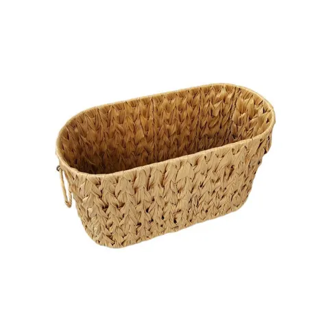 Handwoven Straw Storage Basket With Lid Living Room Sundries Snack Organizer Woven Rattan Style Storage Bin Box