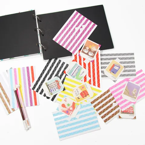 DIY Pegatinas de Esquinas para Álbum de Fotos Pegatinas Adhesivas de Montaje Scrapbook Suministros Multitono de Papel