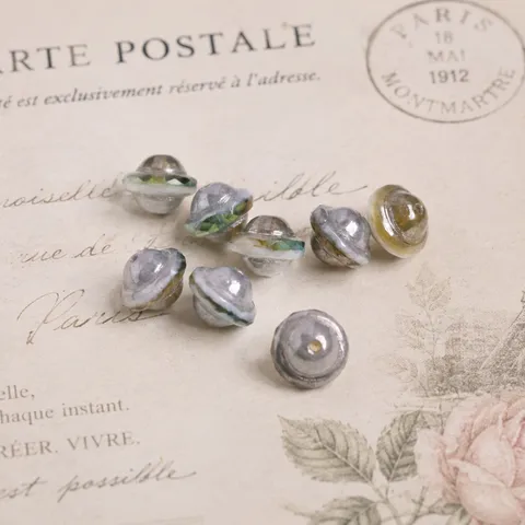 Perles en Vrac en Verre Saturne Importées Perles Entretoises OVNI Facettées Pour DIY Fabrication de Bijoux Bracelet Collier Accessoires