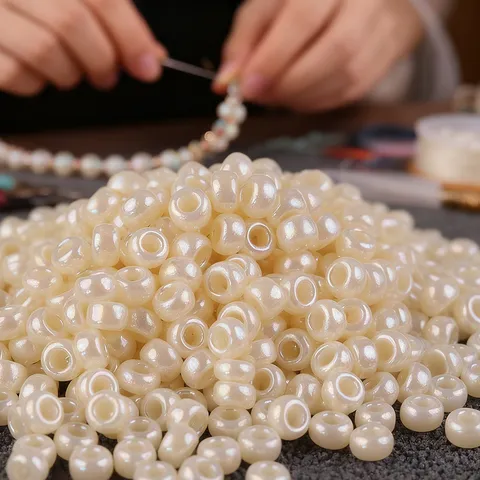 Perles de Rocailles en Verre Japonais Couleur Perle Rondes Perles Vrac Pour Fabrication de Bijoux DIY Et Projets Art