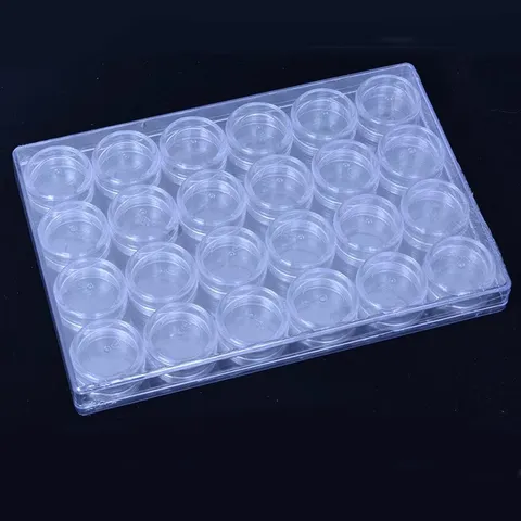 Transparante Acryl Kralen Opbergdoos Multi-Grid Kunststof Organizer Container Voor DIY Ambachten Kleine Items Sieraden Vondsten