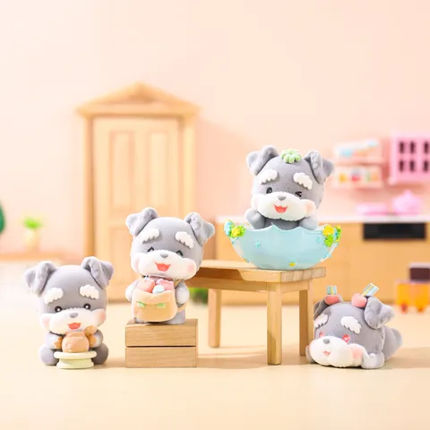 Cute Cartoon Blind Box Figures Resin Miniature Statues For Desktop Decoration Kawaii Collectible Ornament Gift