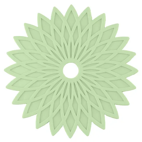 Nordischer Stil Silikon Isolierkissen Blume Hohl Hitzebeständig Tischmatte Für Esstisch Topfhalter Schüssel Untersetzer