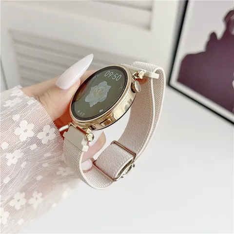 Nylon Gurtband Magnetisches Uhrenarmband Ersatz Für Huawei Xiaomi Redmi Smartwatch Atmungsaktives Gewebtes Armband Band