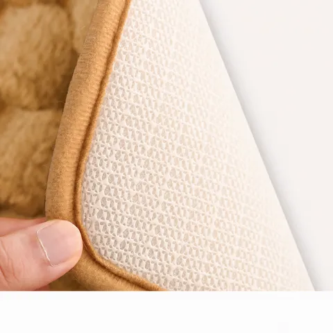 Flanelle Grande Particule Éponge Salle de Bain Antidérapant Absorbant Tapis de Sol Ensemble Moderne Minimaliste Doux Maison Tapis de Porte Toilettes