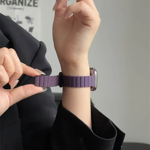 Cinturino Magnetico in Silicone Sottile con Motivo a Onde per Smartwatch S10 S11 SE Ultra Accessorio Moda